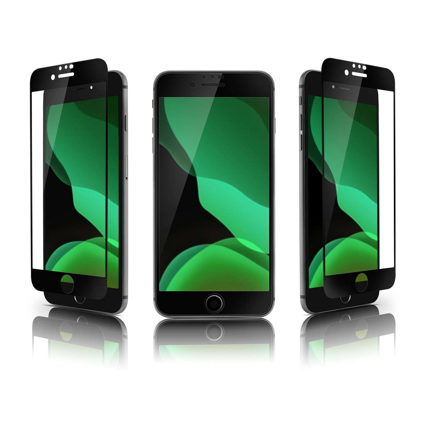 OptiGuard™ Glass Curve Black for iPhone SE/8/7