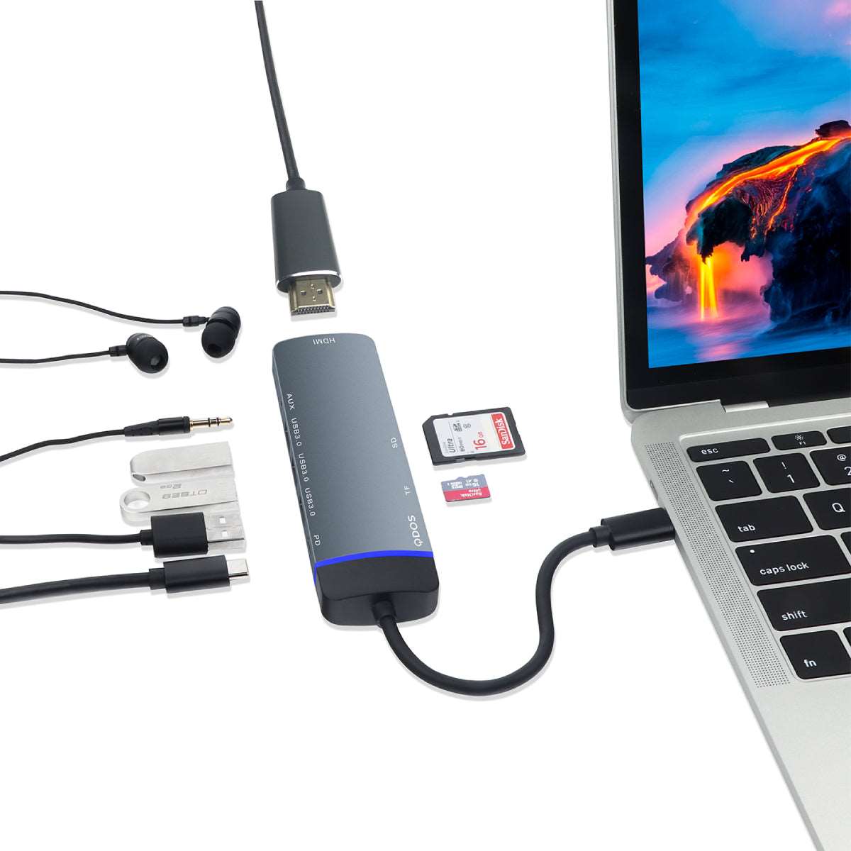 PowerLink COMBI 8-in-1 USB-C Hub