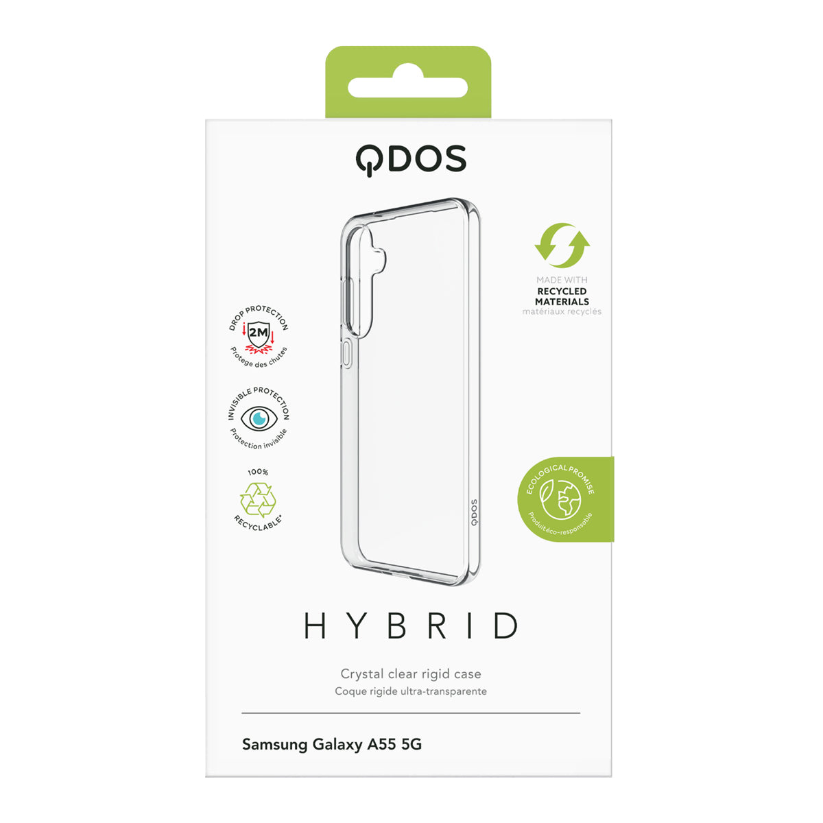 Hybrid - Samsung Galaxy A55 5G Case - Clear