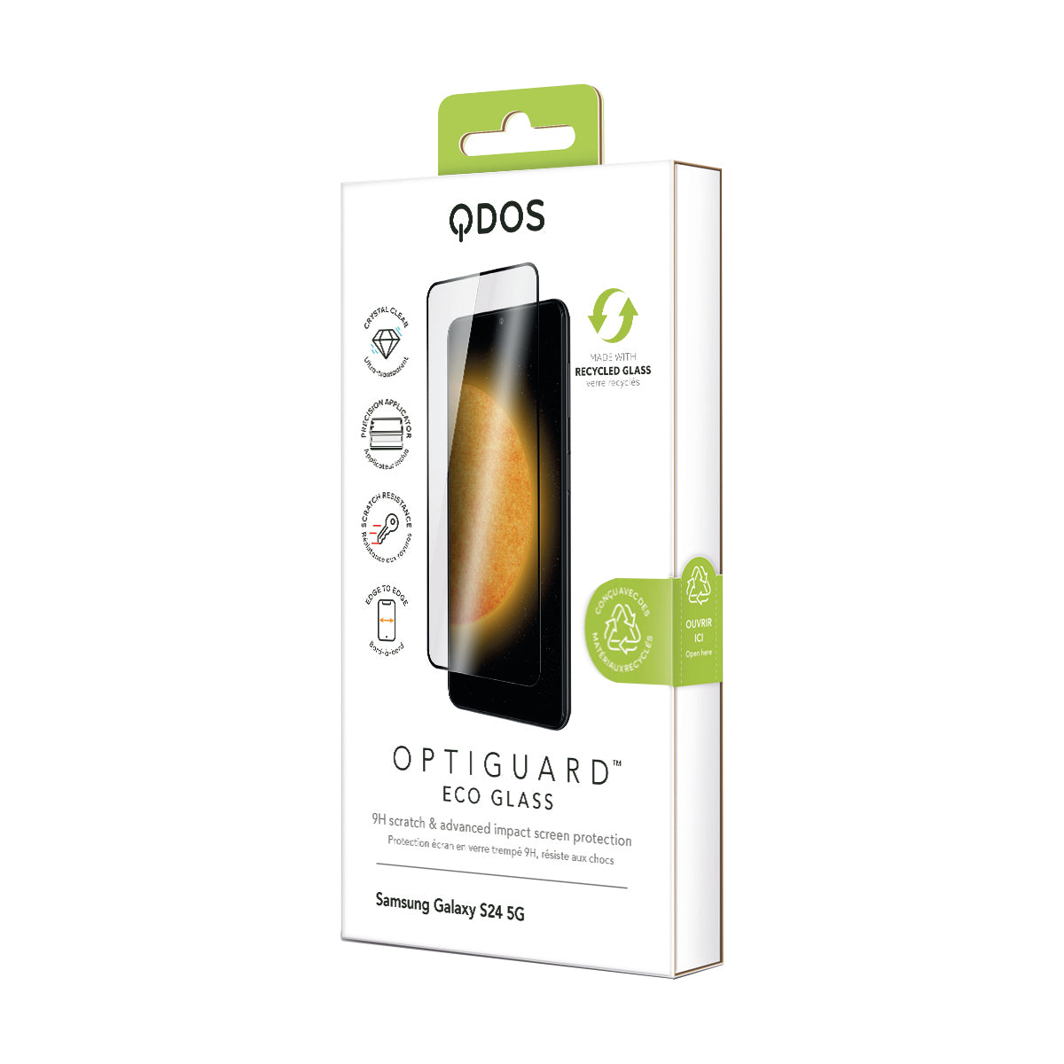 OptiGuard Eco Glass Plus for Samsung Galaxy S24 5G - Clear