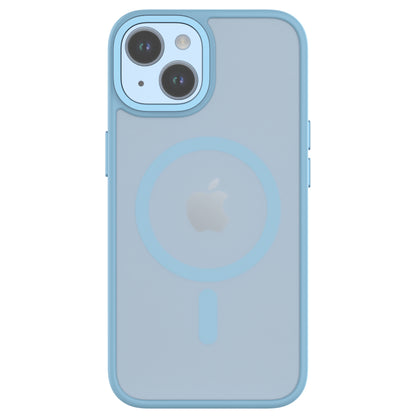 Hybrid Soft + Snap for iPhone 14 / iPhone 13 - Clear / Baby Blue