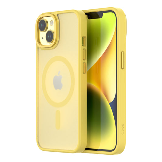 Hybrid Soft + Snap for iPhone 14 / iPhone 13 - Clear / Yellow