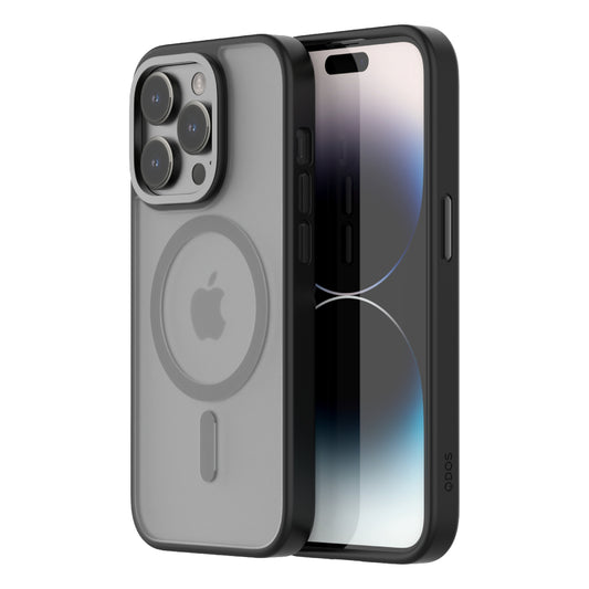 Hybrid Soft + Snap for iPhone 14 Pro - Clear / Midnight