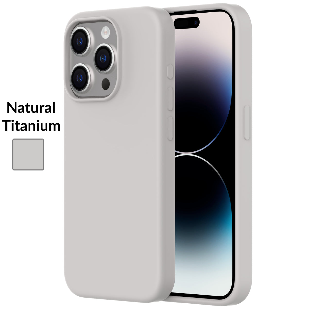 TOUCH PURE + SNAP for iPhone 15 Pro - Natural Titanium