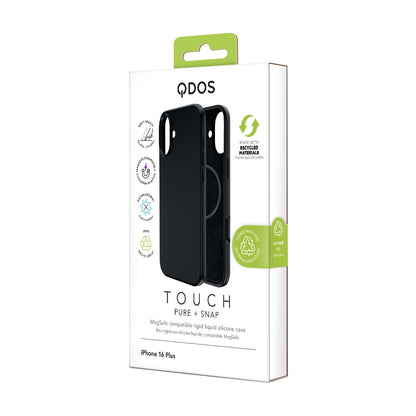 Touch Pure + Snap - iPhone 16 Plus Case MagSafe Compatible - Black