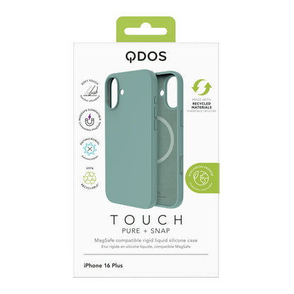 Touch Pure + Snap - iPhone 16 Plus Case MagSafe Compatible - Green