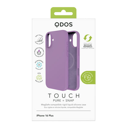 Touch Pure + Snap - iPhone 16 Plus Case MagSafe Compatible - Pink