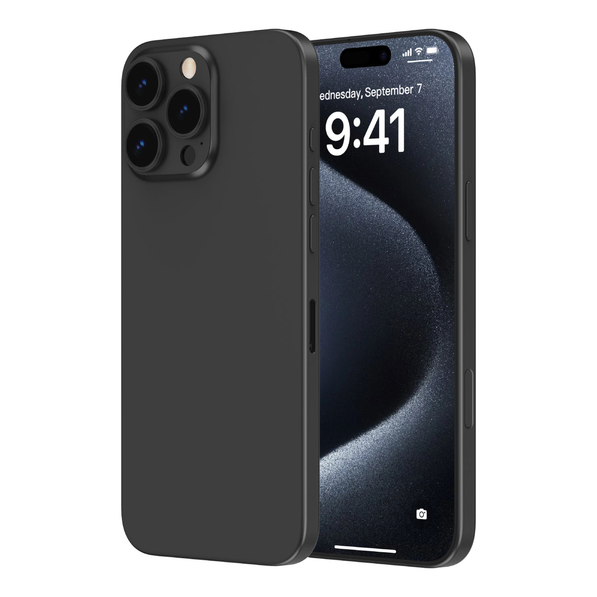 OptiRings - iPhone 16 Pro / iPhone 16 Pro Max Camera Lens Protector - Black Titanium