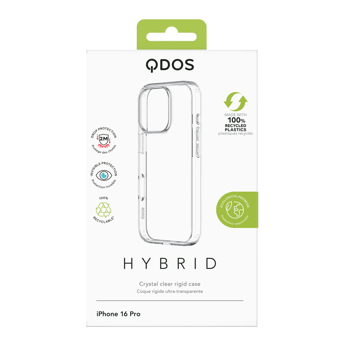 Hybrid - iPhone 16 Pro Case - Clear