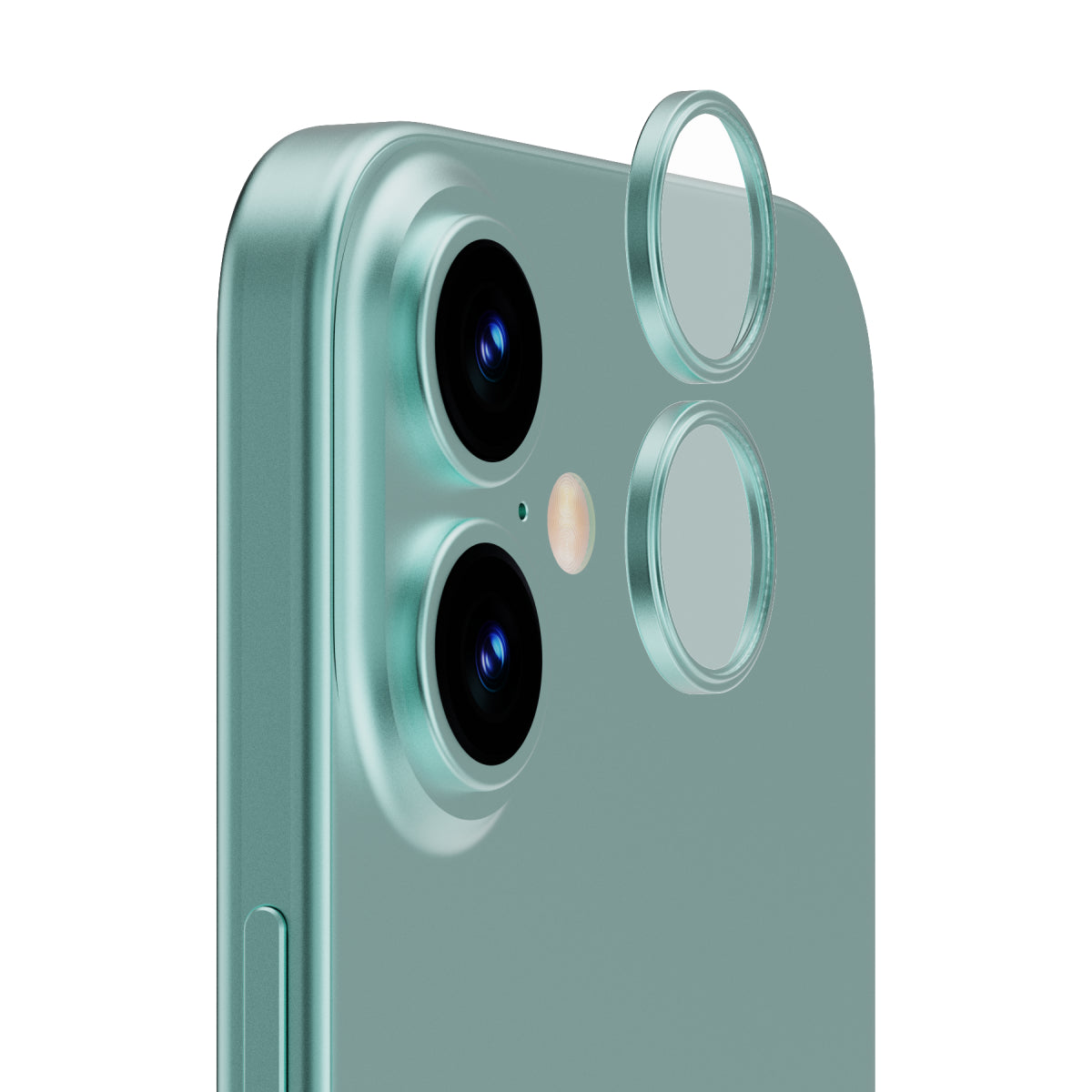 OptiRings - iPhone 16 / iPhone 16 Plus Camera Lens Protector - Green