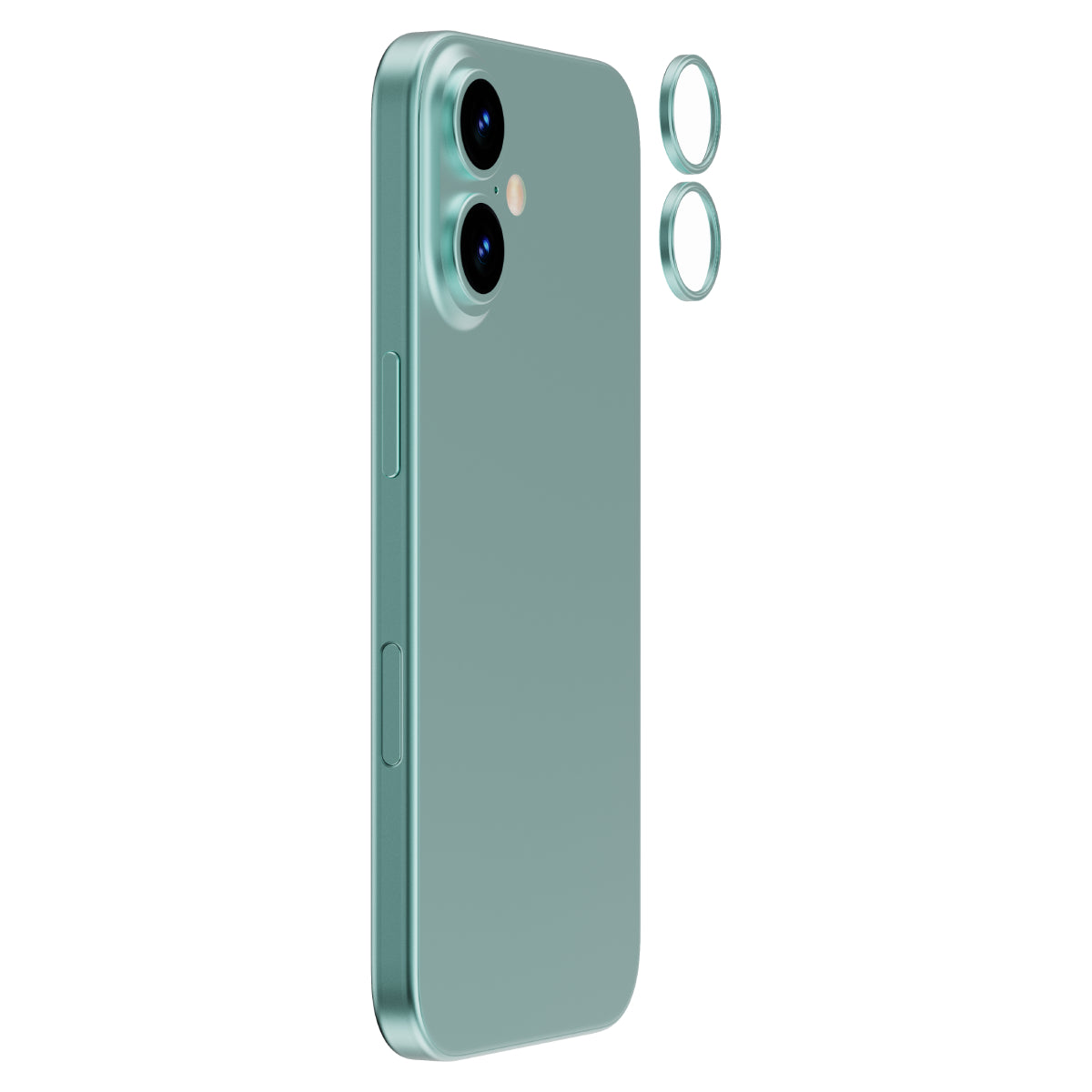 OptiRings - iPhone 16 / iPhone 16 Plus Camera Lens Protector - Green