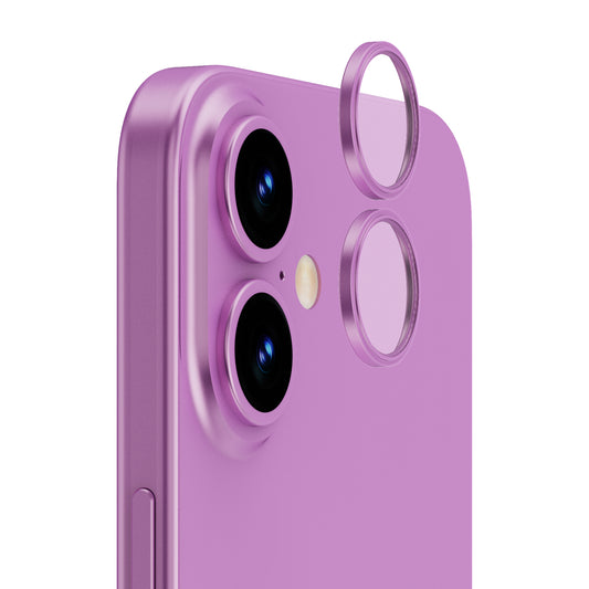 OptiRings - iPhone 16 / iPhone 16 Plus Camera Lens Protector - Pink