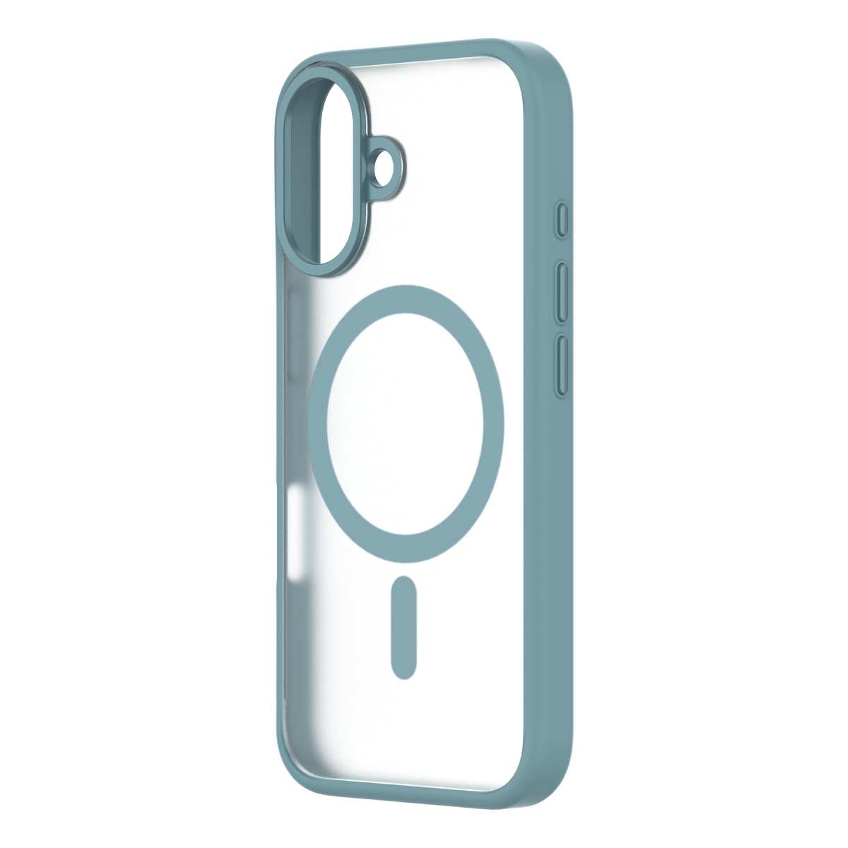 Hybrid Soft + Snap - iPhone 16 Case MagSafe Compatible - Clear / Green