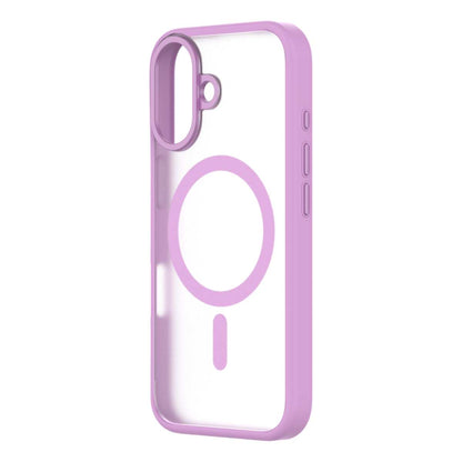 Hybrid Soft + Snap - iPhone 16 Case MagSafe Compatible - Clear / Pink