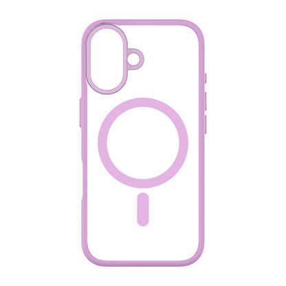 Hybrid Soft + Snap - iPhone 16 Case MagSafe Compatible - Clear / Pink