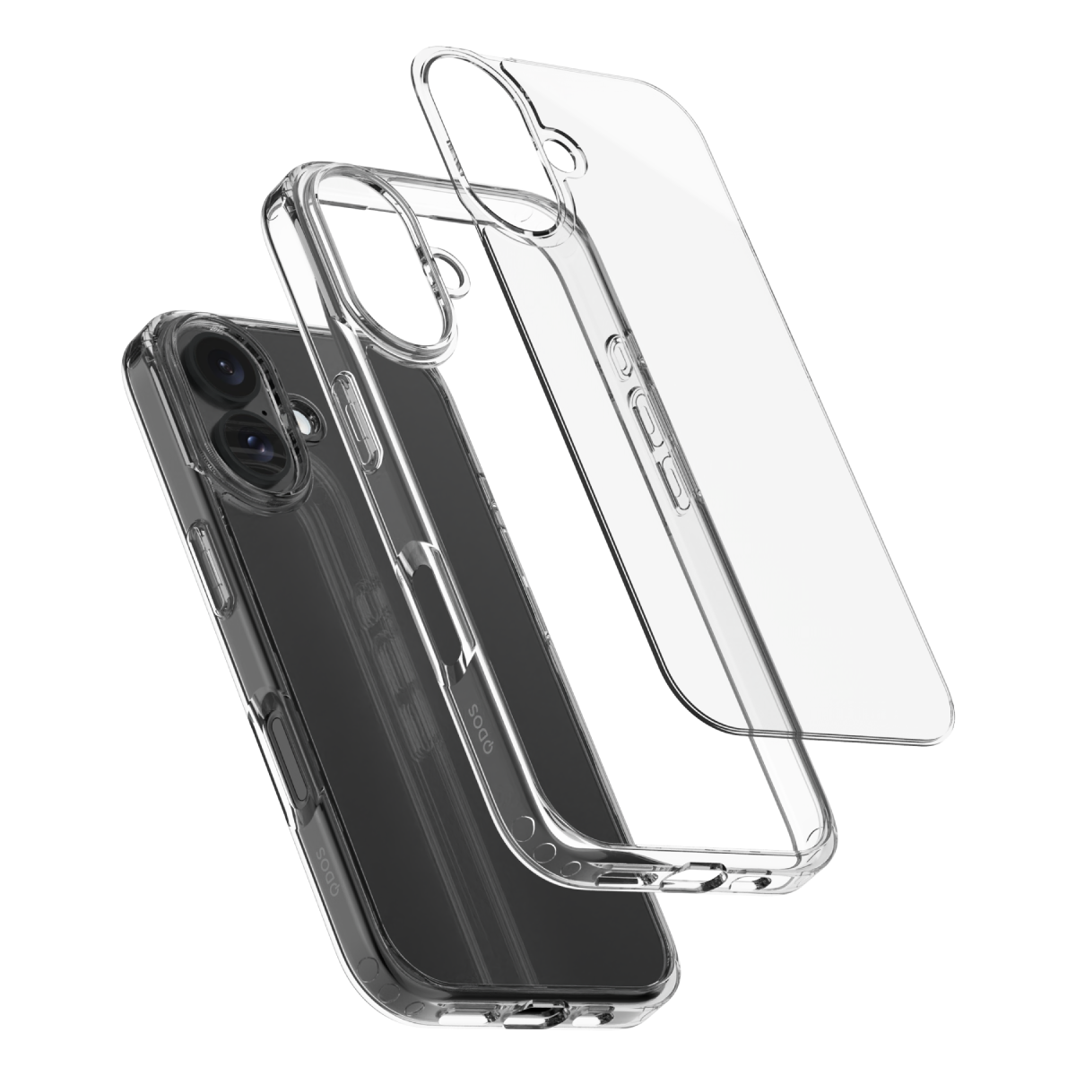 Hybrid - iPhone 16 Case - Clear