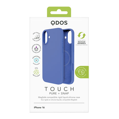 Touch Pure + Snap - iPhone 16 Case MagSafe Compatible - Blue