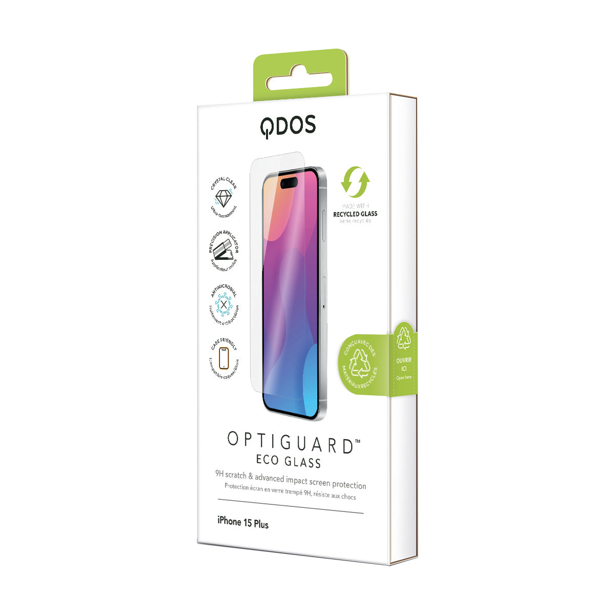 OptiGuard Eco Glass for iPhone 15 Plus