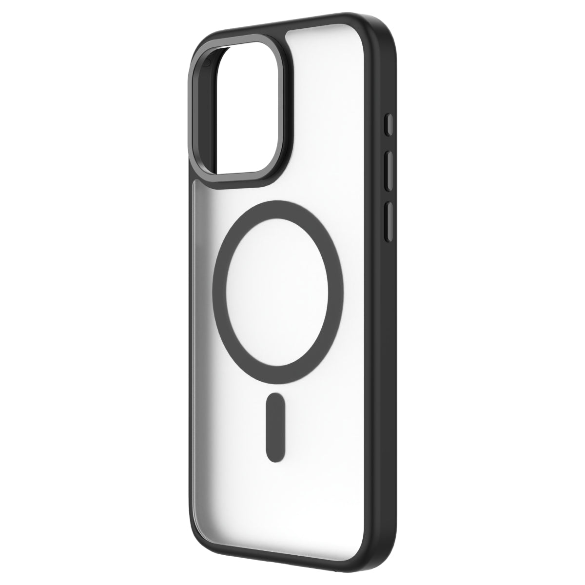 Hybrid Soft + Snap for iPhone 15 Pro Max - Clear / Black Titanium