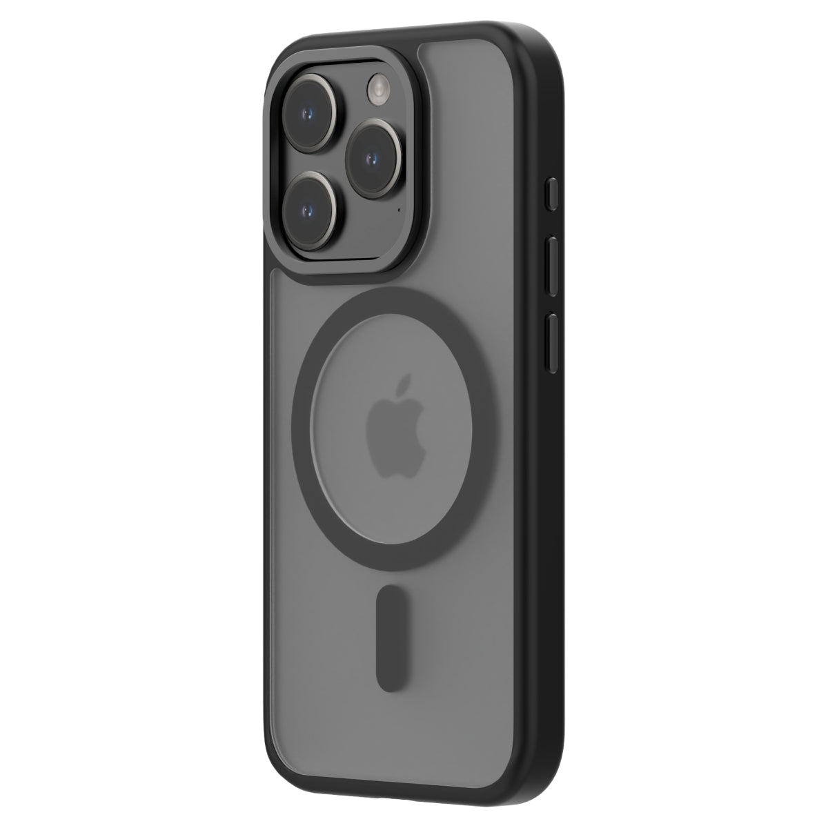 Hybrid Soft + Snap for iPhone 15 Pro - Clear / Black Titanium