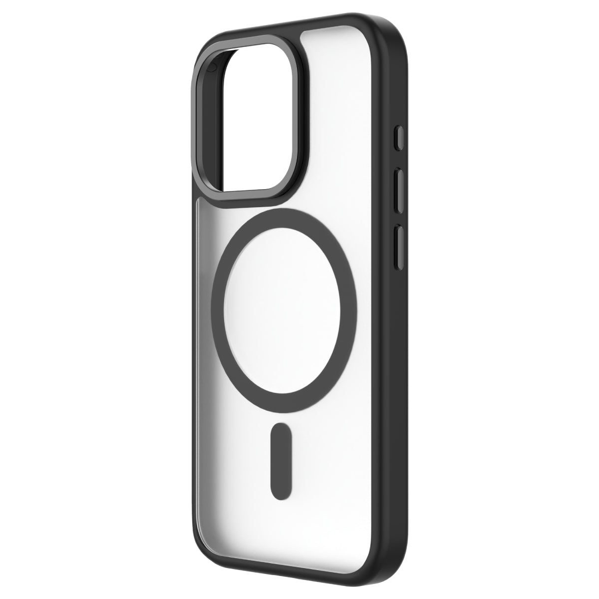 Hybrid Soft + Snap for iPhone 15 Pro - Clear / Black Titanium