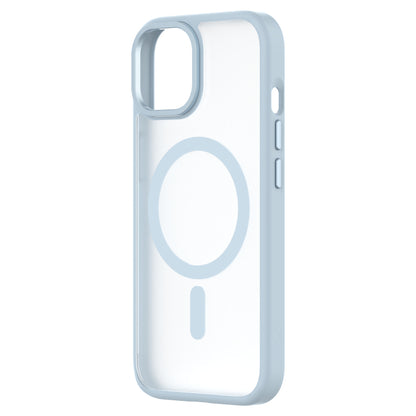 Hybrid Soft + Snap for iPhone 15 - Clear / Blue