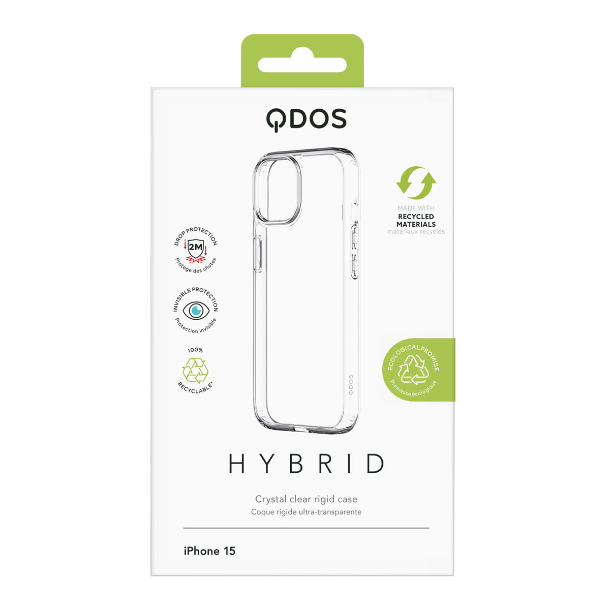 Hybrid Clear for iPhone 15 - Clear