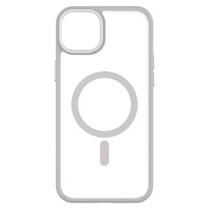 Hybrid Soft + Snap for iPhone 15 Plus - Clear / Grey