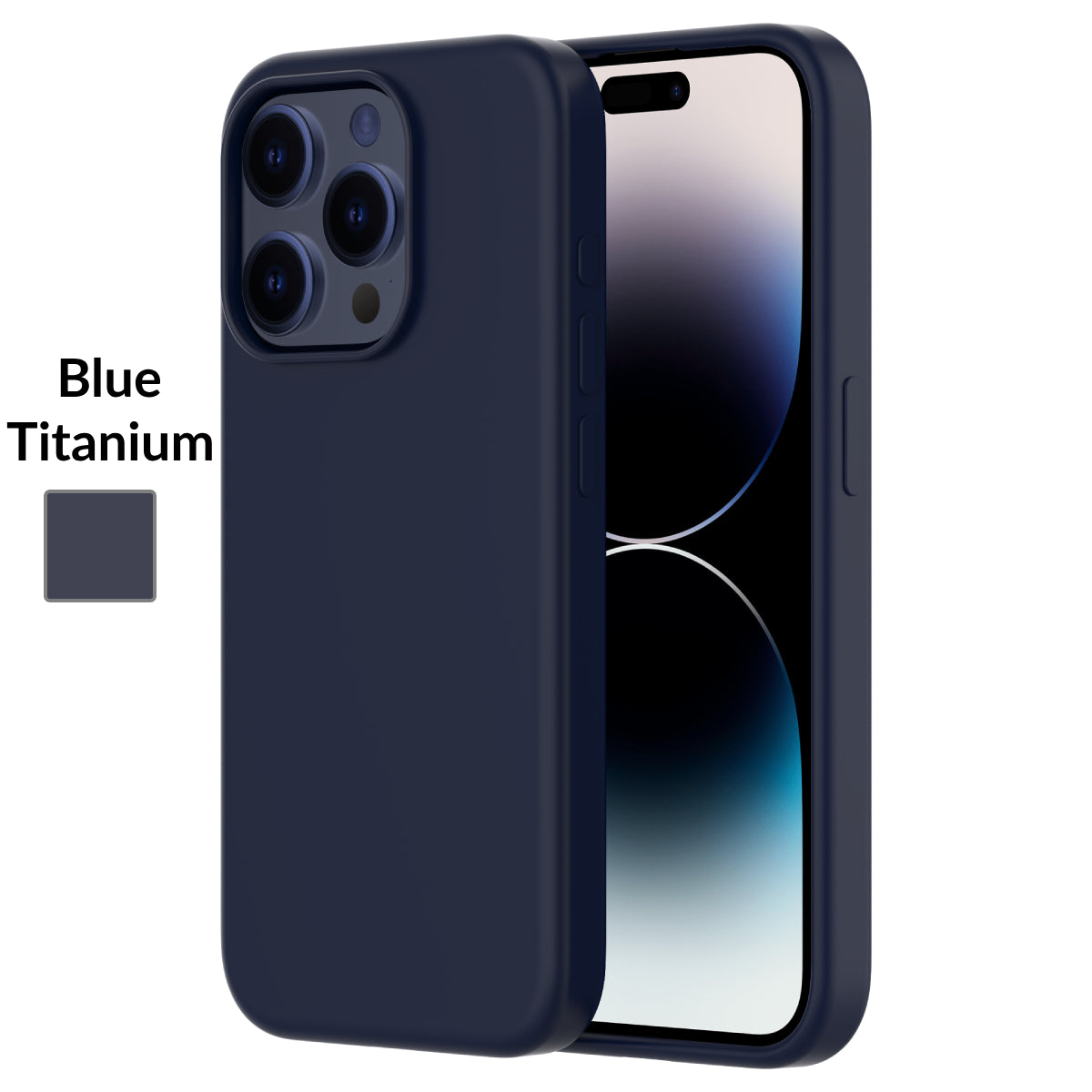 Touch Pure + Snap for iPhone 15 Pro - Blue Titanium