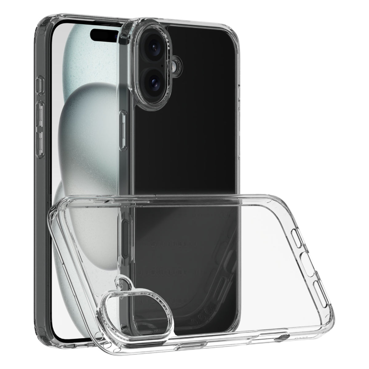 Hybrid - iPhone 16 Plus Case - Clear