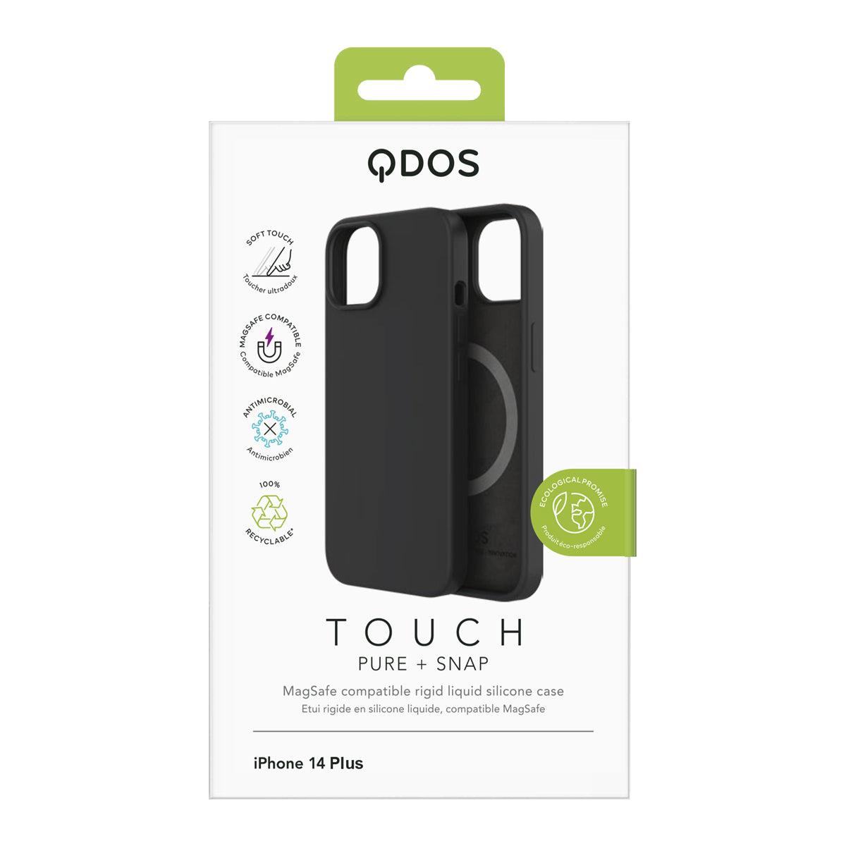 Touch Pure + Snap for iPhone 14 Plus - Black