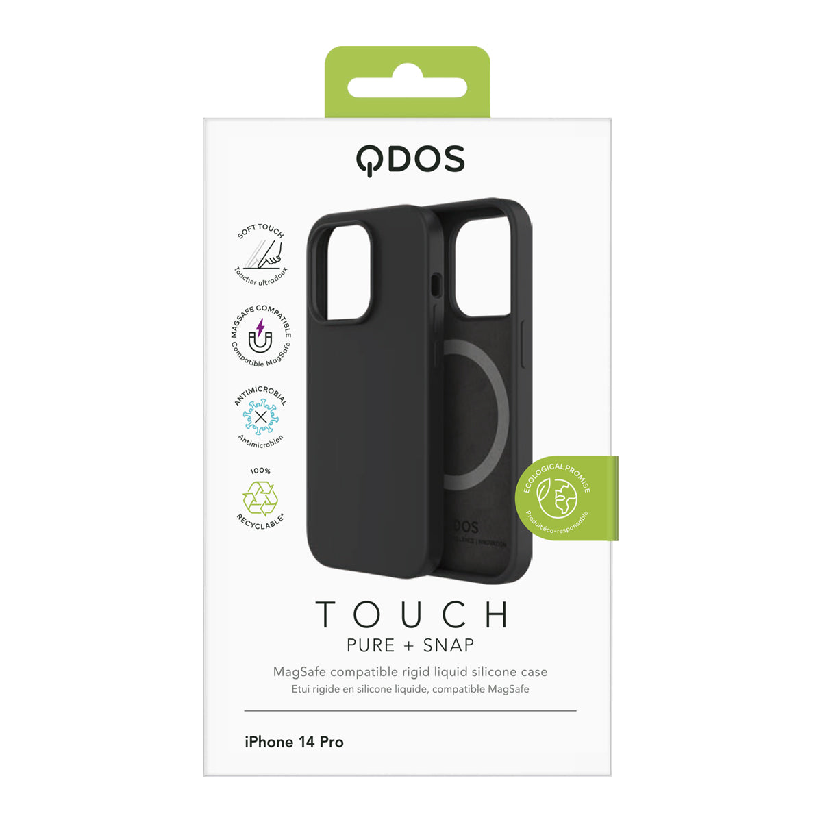 Touch Pure + Snap for iPhone 14 Pro - Black