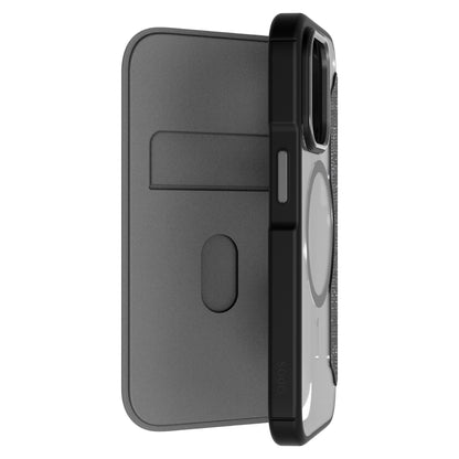 Hybrid Fold + Snap for iPhone 14 Pro - Black / Clear