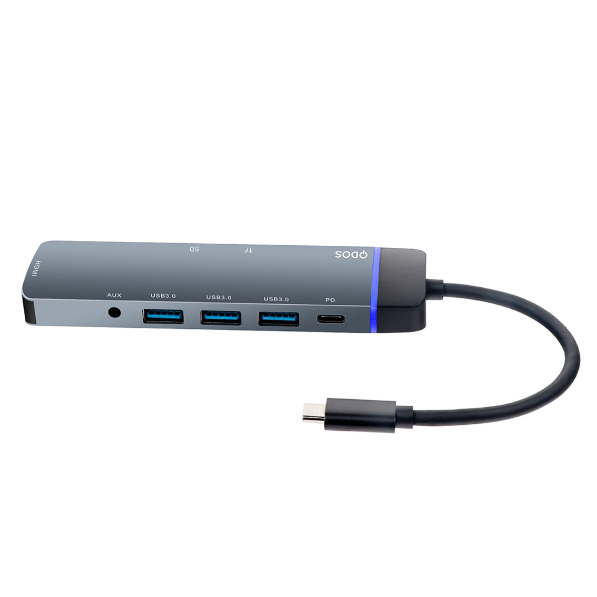 PowerLink COMBI 8-in-1 USB-C Hub - Space Grey