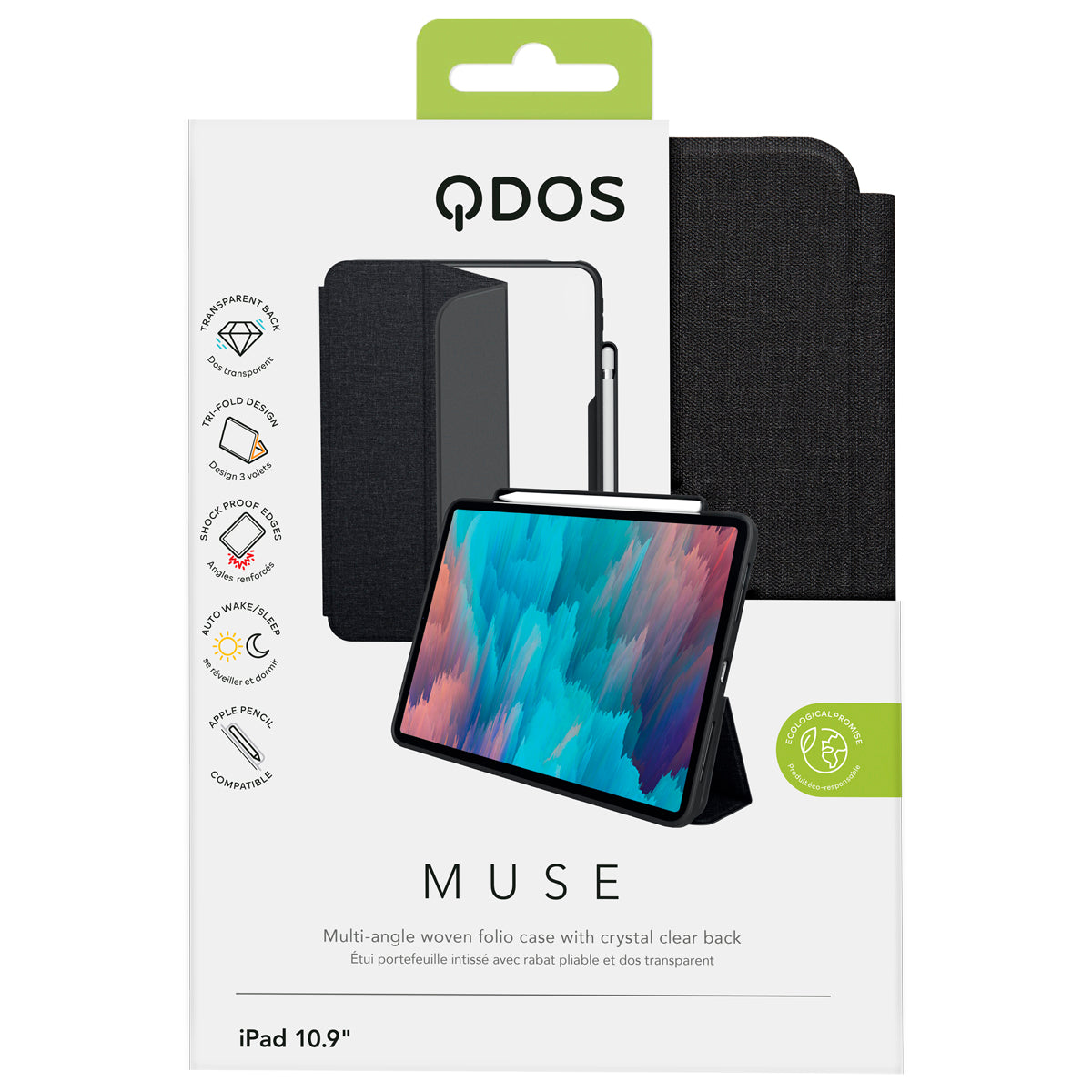 MUSE folio for iPad (10th gen) - Clear / Blue