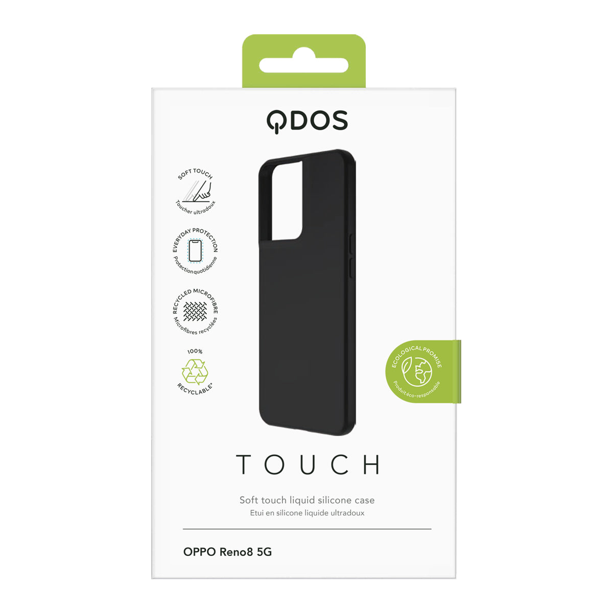 Touch Case for OPPO Reno8 5G - Black